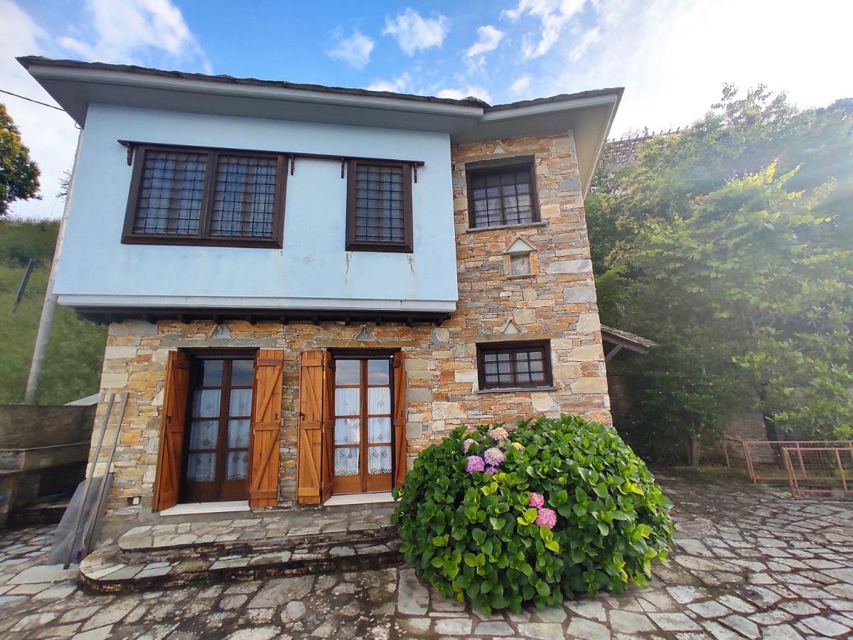Cozy Blue Stone House With A Great Sea View. Villa Tsagarada Exterior photo