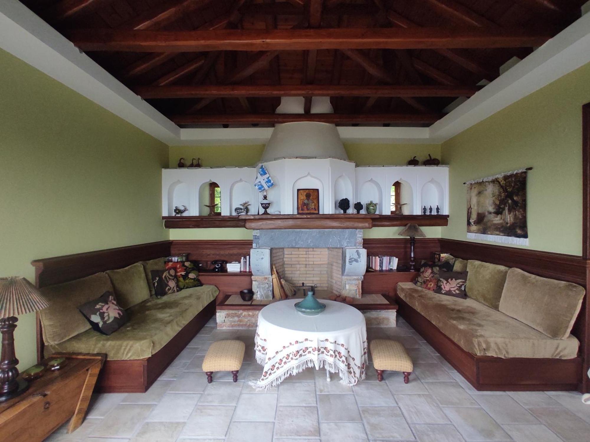 Cozy Blue Stone House With A Great Sea View. Villa Tsagarada Exterior photo