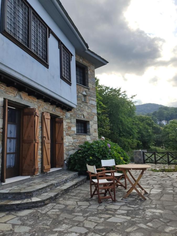 Cozy Blue Stone House With A Great Sea View. Villa Tsagarada Exterior photo