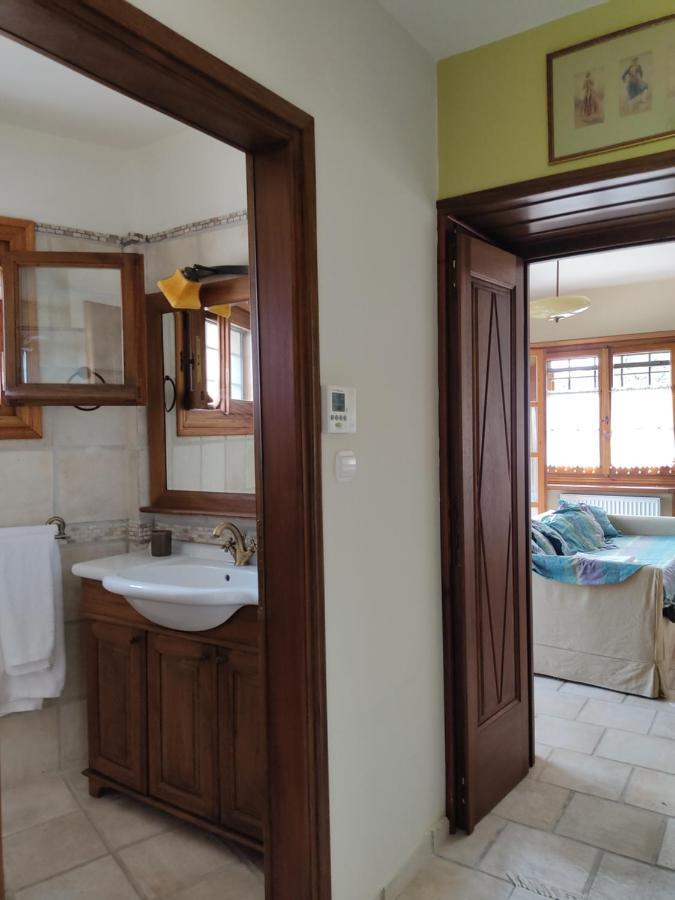 Cozy Blue Stone House With A Great Sea View. Villa Tsagarada Exterior photo